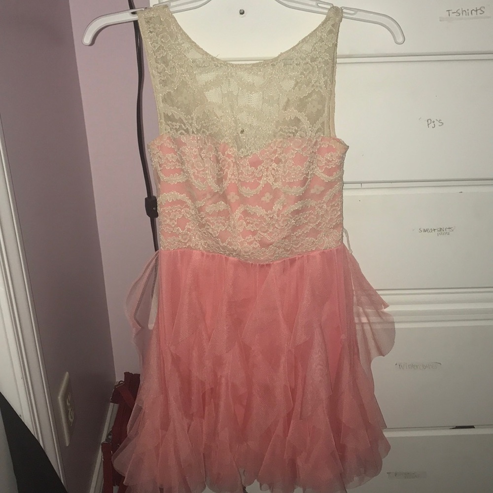 PERFECT PINK HOMECOMING DRESS